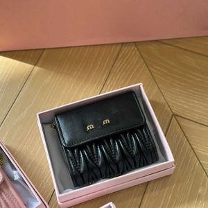 m-u Designer Wallet Brand Letter Cardholder Ladies Coin Purses Flap Cowhide Leather Wallets For Women Plain Purse Luxury Envelope Bags