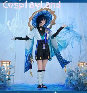 テーマコスチュームゲームGenshin Impact Cosplay WandererScaramouche Cosplay Come Come Halloween Christmas Men Stuitフルセットロールプレイoutfitl231013