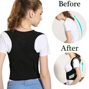 Back Support Therapy Back Clavicle Adjustable Trainer Spine Support Corset Corrector Lumbar Shoulder Back Posture Adult Back Brace 231010