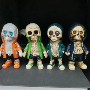 Garden Decorations Products In Halloween Originality Resin Crafts All Saints Day Decoration Skull s 231017