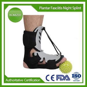 Ankelstöd plantar fasciit natt splint med hård spiky massageboll för achilles tendonit lättnad fot droppe ankel smärta passar kvinnor män 231010