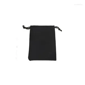 Mücevher torbaları 10 12cm 300pcs Siyah Velvet Çantalar Poşet Hediye Çantası Paket Çizme