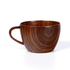 Wooden Cup Wood Coffee Tea Beer wine Juice Milk Water Mug Handmade business Gift Drinking Cup Free LL