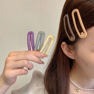 Ny Morandi Color Bb Clip Practical and Versatile Bangs Clip Female Hair Clip Girl Heartbreak Hair Clip