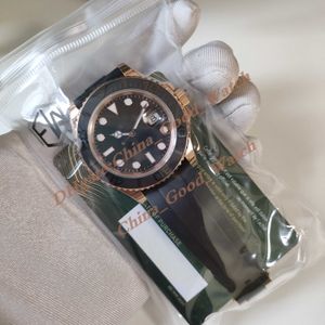 EW Factory Mens Watches 126622 126655 904L Steel OysterFlex Cal.3235 Automatisk rörelse Gummiband Rose Gold Dive Waterproof Super Wristwatches