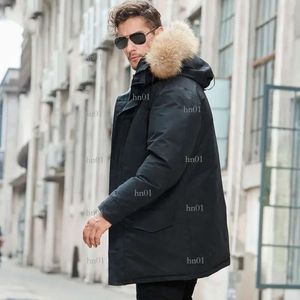 Nuovo stile antivento Designer uomo Langford Parka Piumino bianco Chaqueton Cappotto esterno in tessuto canadese Piumino con cappuccio caldo Doudoune300