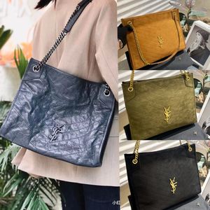 حقيبة التسوق Niki 10A Messenger Designer Bags Women Fashion Counter Bag Bag Bage Leather Leather Lady Y Type Quilted Lattice Chains Handbag Bage