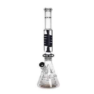 18 tum Big Freezable Bong Colorful Glass Bong Oil Rigs Condenser Coil Built en Bong Dab Rigs Glass Water Pipe