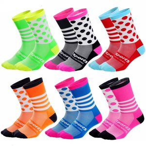 Sports Socks Unisex Breathable Mens Cycling Running Compression Womens Riding Wear 231012