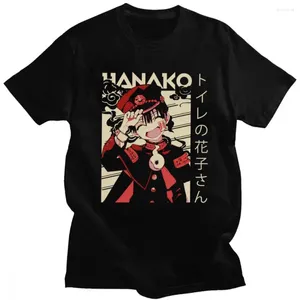 Męskie koszule zabawne toalety Hanako-kun koszulka krótkie rękawowe miękkie bawełniane t-shirt anime manga tshirt jibaku shounen hanako kun TEE TEE TEE