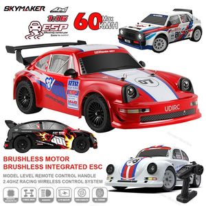 Electric RC Car RC Racing 1 16 UD1604 UD1603 Ud1607 UD1608 High Speed 2 4G Brushless 4WD Drift Remote Control Toys For Boys l231013