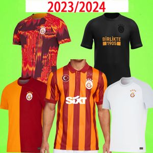 #9 Icardi 23/24 Galatasaray Futbol Formaları 100. Eğitim Üniforma Özel Baskı 2023 2024 Michael Seri Falcao Belhanda Luyindama Mostafa 100 Yıllık Futbol Gömlek T