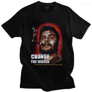 Men's T Shirts Che Guevara Shirt Homme Cotton Tee Top Streetwear Cuba Cuban Socialism Freedom Tshirt Short Sleeve Summer Hip Hop T-shirt