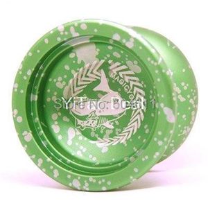 Spinning Top Magic Yoyo yo yo n12 Shark Trick jasnozielone srebrne aluminium 231013