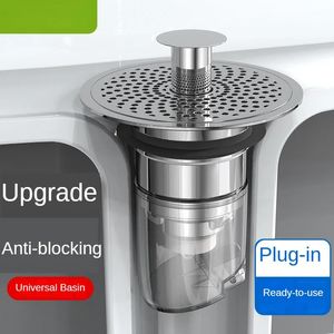 Drenos lavatório pia vazamento plug bacia pop-up núcleo imprensa tipo dreno acessórios anti-odor anti-bloqueio filtro deusa 231013