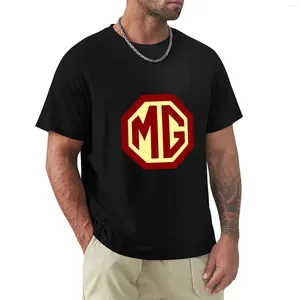 Herrpolos klassiska bilar logotyp-mg t-shirt tom t skjortor sportfan t-shirts roliga mens grafiska anime