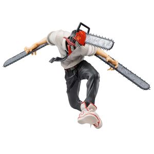 Mascot Costumes 19cm Chainsaw Man Anime Figure Denji Pochita Power Action Figure Chainsaw Man Figurine Adult Collectible Model Doll Toy Gift