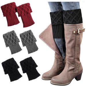Women Socks Autumn Winter Women'S Leg Warmer Short Woolen Cuffed Sock Sleeves Fashion Knitted Crochet Cuffs Ankle Trim Boot