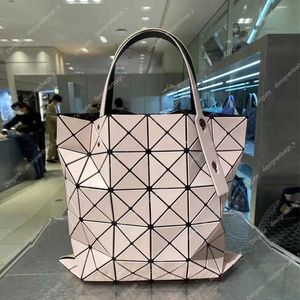 And South Korea Lingge Bag Six-cell Glossy Frosted Tote Folding Portable One-shoulder Women's for Japan Life designer bags handbag high quality