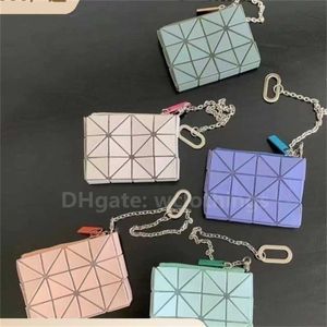 Luxury Handbag March Bags 2024 Limited Frosted Zero Wallet Chain Women's Macaron Contrast Bag Card Purses Designer