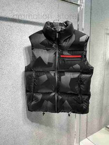 Men's Vests Designer Winter 2022 handsome down vest fashion camo thermal vests high quality zipper collar design luxury top mens ZM4T