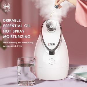 Steamer K-Skin Professional Steamer Steam Nano Deep Pore Cleaner Face Moisturizer Spa Spray Skin Care Tool 231012