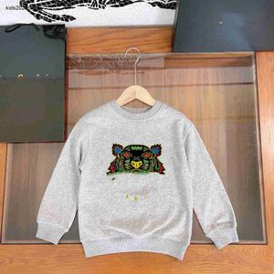 Çocuklar için Hayvan Baskı Kazak Tasarımcı Sonbahar Sweatshirt Erkek Kız Boyut 100-160 Cm Konforlu Çocuk Pullover Oct10