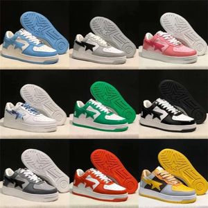 APbapesta Mode Neue AP Sta Sneakers Low-Top Sneakers M1 Designer Lederschuh Klassische Freizeitschuhe Mode Affe Affenform MEDICOM TOY CAMO S