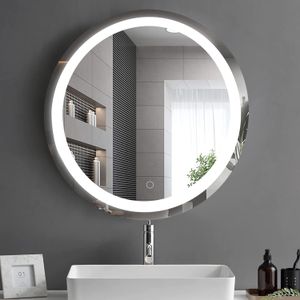 24インチの洗濯部屋の鏡は、丸い浴室の鏡を導きました