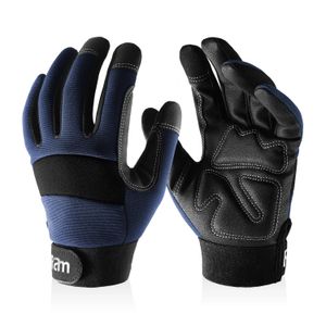 Five Fingers Gloves Work Men Women Utility Mechanic Working High Dexterity Touch Screen For Multipurpose Excellent Grip 231012