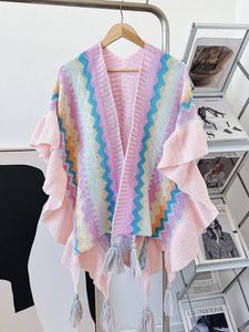 Szalej kobiety wiosna jesienna ponchos szal owinięte w stylu etnicznym xinjiang tybetu turystyka noszenie Cloak moda D4997 231012