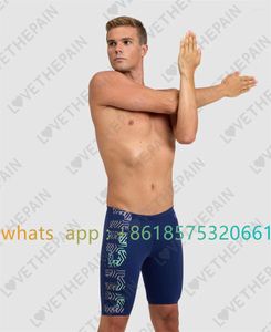 Herren Bademode Sommer Druck Schwimmen Strumpfhosen Shorts Surfen Strand Badehose Sport Training Schnell Trocknend Surf Badeanzug