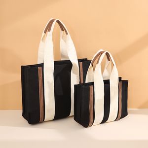 Bolsas femininas Woody Tote Bags Designer Shopping Bag Médio Pequeno Bolsa de Lona Moda Linho Grande Sacos de Praia Luxo Viagem Crossbody Bolsa de Ombro Bolsas