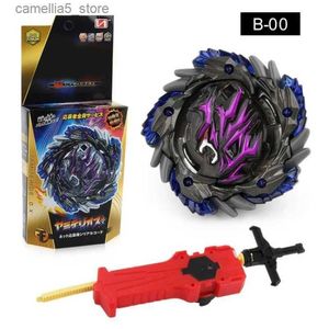 Spinning Top New Beyblade Takara Tomy Produkt exploderar Top Toy B-00 Dark Sky Combat Top med Holy Sword Launcher Children's Gift Q231013