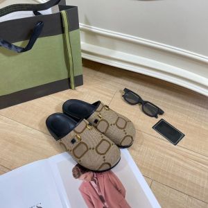 Rutschen Frauen Mann Hausschuhe Luxus Mode Sandalen Marke Sandalen Echt Leder Flip Flop Wohnungen Rutsche Casual Schuhe Turnschuhe Stiefel