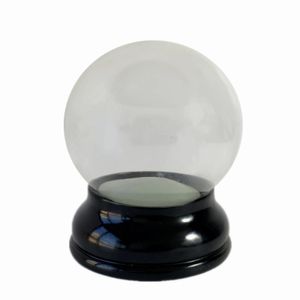 Christmas Decorations Home Decoration Glass Display Dome Empty snow globe with base black DIY christmas snow globe gifts 231013