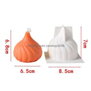 Artesanato Ferramentas Shell Vela Molde Gesso 3D Marine Sile Scallop Soap Handmade Home Decorationcraft Toolscraft Drop Delivery Garden Arts DHCQ8