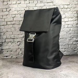 Ryggsäck Alxy Black Function Bag 1: 1 Högkvalitativ ryggsäckar Alyx 1017 9SM Datorpåsar med stor kapacitet