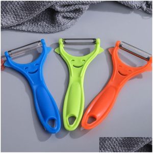 Fruit Vegetable Tools Peeler Tool Stainless Steel Super Sharp Professional Cooking Knife For Carrot Potato Slicer Kitchen Homefavor Dhwbp