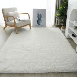 Carpet Plush White Carpet Living Room Decoration Fluffy Rug Thick Bedroom Carpets Anti-slip Floor Soft Lounge Rugs Large Carpets Floor 231013