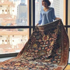 Carpet American Moroccan Style Plush Carpets Home Retro Living Room Decoration Rugs Light Luxury Bedroom Decor Carpet Simple Lounge Rug 231013