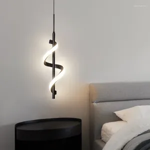 Lampy wiszące nordyckie LED oświetlenia wisząca lampa do nocna salon domowe dekoracja stoliki jadalni przejście nowoczesne