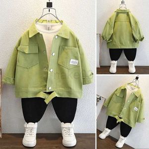 Down Coat Kids Clothes Children Ytterkläder Demin Coat Baby Boys Jackets för 3-12y Autumn Clothes J231013