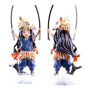 ألعاب الإصبع 20 سم شيطان Slayer Kamado Nezuko anime شخصية Cosplay Kimetsu No Yaiba Hashibira inosuke Figure Doll Model Doll Toys Gift