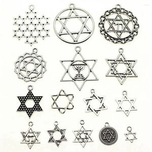 Pendant Necklaces Components In Jewellery Making Supplies Star Of David Charms