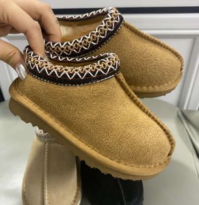 Kleinkind Tasman II Hausschuhe Tazz Babyschuhe Kinder Kastanienfell Slides Schaffell Shearling Classic Ultra Mini Boot Winter Pantoletten Slip-on Wolle Little Big574