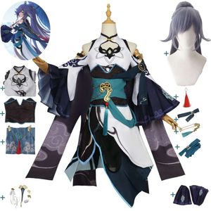 Cosplay Game Honkai Star Rail Rd Fu Hua Fuhua Cosplay Costume Wig Anime Sexig kvinna Uniform Halloween Carnival Party Role Play Suit