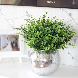 Flores decorativas plantas artificiais decoração de baixa manutenção cores vibrantes decoração versátil acessórios para casa eucalipto