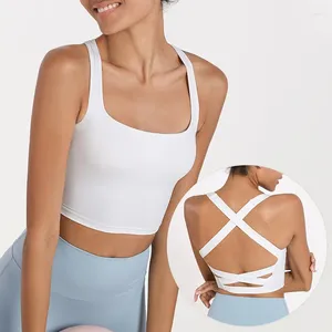 Camisoles Tanki Kobiety sportowe stanik biustonosze bez wpływu seksowna joga fitness top bielizna push-up stanika sportowa bralette żeńska kobieta