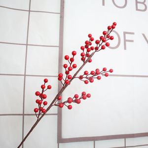 New Year's Wealth Fruit Christmas Simulation Red Berry Home Wedding Decoration Christmas Tree Decoration Spot Wholesale